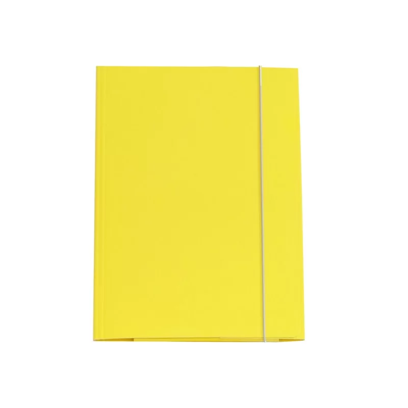 CARTELLINA CON ELASTICO 32PL 25X34CM GIALLO (Conf.10)