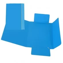 CARTELLINA C/ELASTICO 17X25CM AZZURRO 40L (Conf.10)