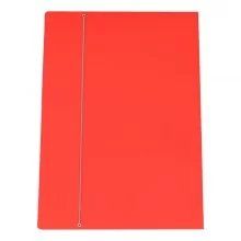 CARTELLINA C/ELASTICO PLASTIFICATO 50X70CM ROSSO 57EL