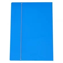 CARTELLINA C/ELASTICO cartone plastificato 50X70CM AZZURRO 57EL