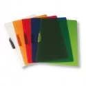 CARTELLINA CON MOLLA CLIPPER VERDE TRASP. ART.F007 LEONARDI (Conf.20)