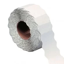 Rotolo 1500 etichette 26x12mm bianche rimovibili a onda Markin (Conf.16)