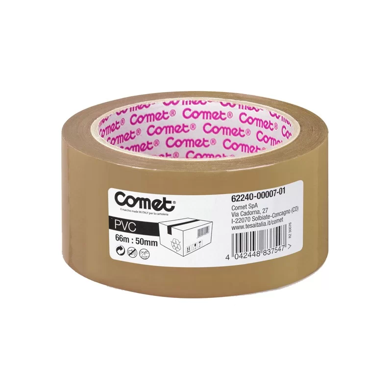 NASTRO ADESIVO 66MTX50MM AVANA PVC 62-240 COMET