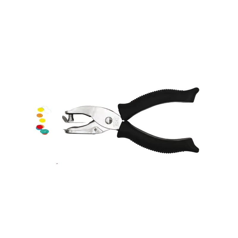 Perforatore a pinza 1 foro 6mm impugnatura gommata 5840 LEBEZ