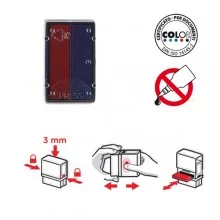 TAMPONE COLOP E/10/2 ROSSO-BLU (Conf.5)