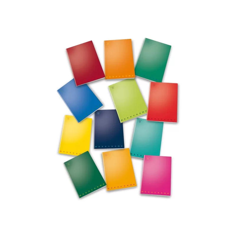 MINIQUADERNO 120X170MM 40fg 80gr 1rigo MONOCROMO (Conf.10)