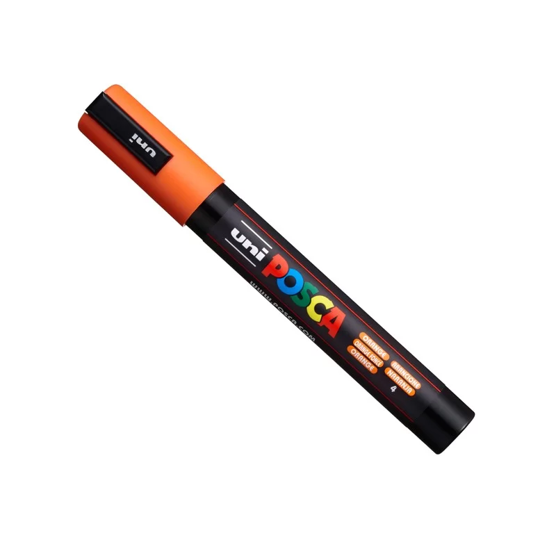 Marcatore UNI POSCA PC5M p.media 1,8-2,5mm arancio UNI MITSUBISHI
