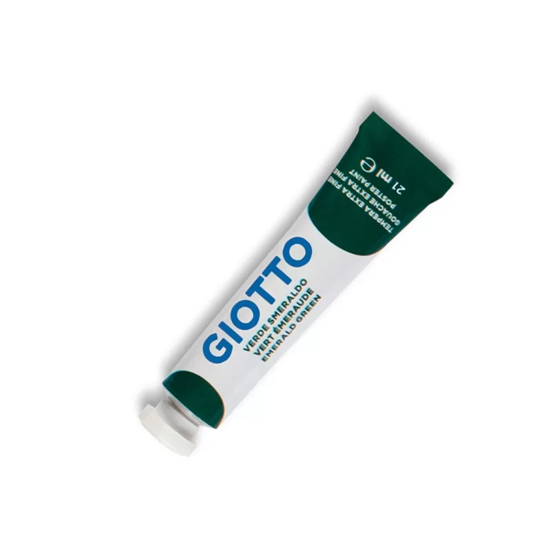 TEMPERA GIOTTO TUBO 7 (21ML) VERDE SMERALDO 14 (Conf.6)