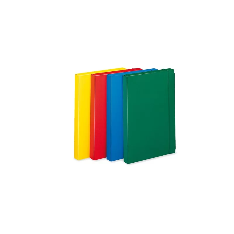 CARTELLINA PROGETTO 3 U140 AZZURRO C/ELASTICO 24X35 DORSO 3 (Conf.10)