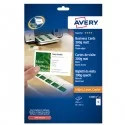250 BIGLIETTI VISITA 85x54mm BIANCO LASER 200gr QuickClean™ AVERY