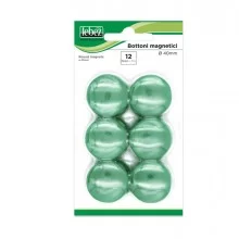 BLISTER 12 MAGNETI MR-40 VERDE DIAM.40MM FUORI CATALOGO