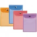 BUSTA CON BOTTONE PRESS 7 COLOR 18X24CM - ASSORTITE (Conf.40)