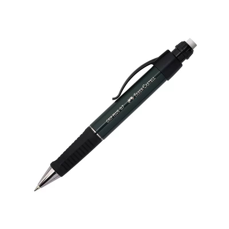 PORTAMINE 0,7MM GRIP PLUS METALLIC fusto verde FABER CASTELL