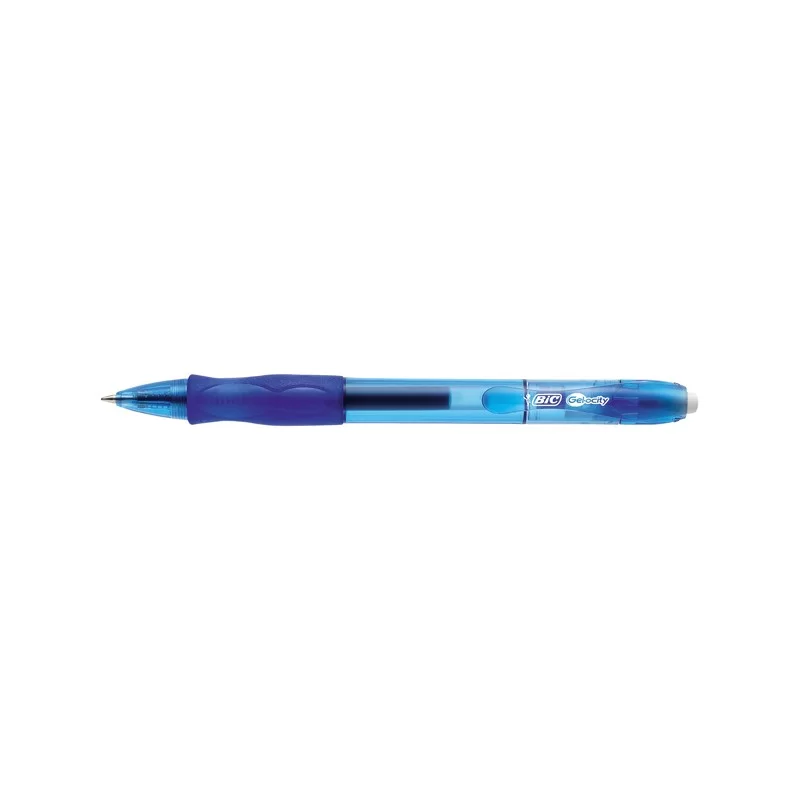 Scatola 12 penna sfera scatto GELOCITY 0,7mm blu BIC