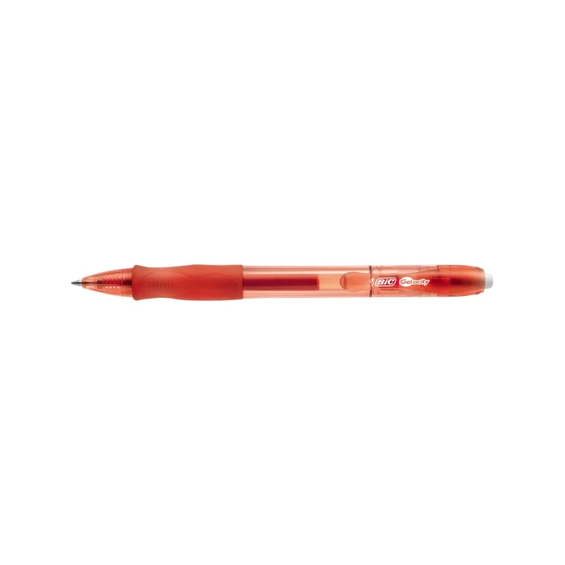Scatola 12 penna sfera scatto GELOCITY 0,7mm rosso BIC