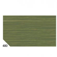 10RT CARTA CRESPA VERDE OLIVA 480 (50X250CM) 48gr/m² Rex Sadoch