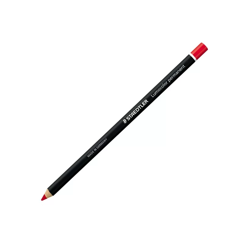 MATITA LUMOCOLOR® PERMANENTE GLASOCHROM ROSSO STAEDTLER (Conf.12)