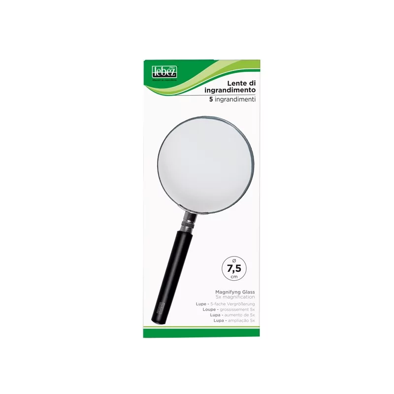 Lente di ingrandimento diametro 7,5cm 1123 LEBEZ
