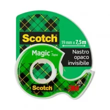 Nastro adesivo Scotch® Magic™ 810 19mmx7,5mt con chiocciola