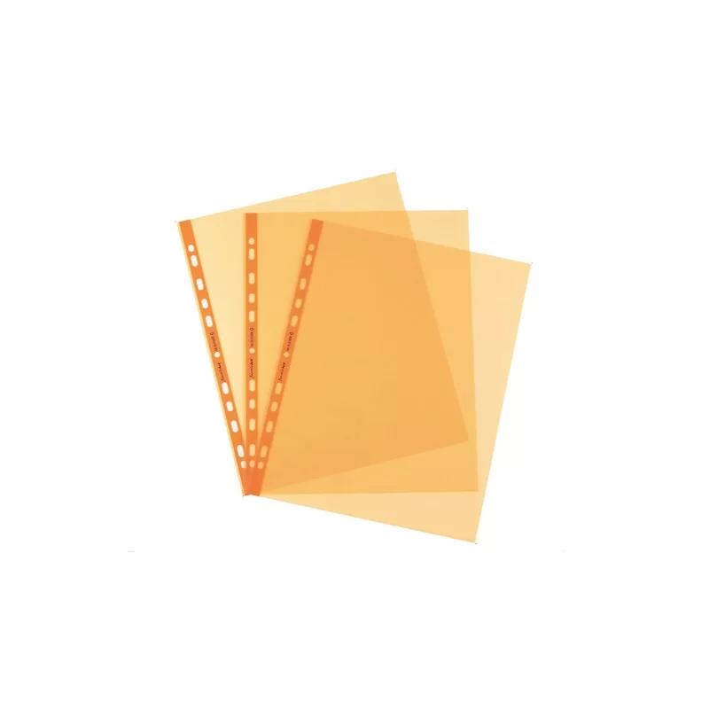 25 Buste forate Pastel 22x30 arancio liscio Favorit