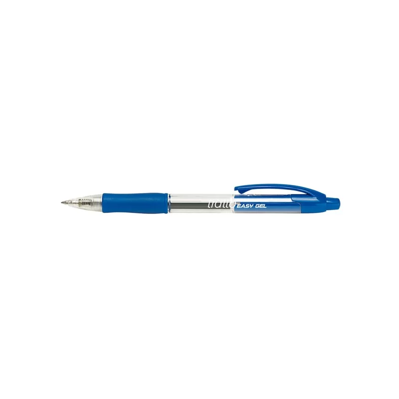 Penna sfera scatto EASY GEL tratto 0,5mm blu TRATTO (Conf.10)
