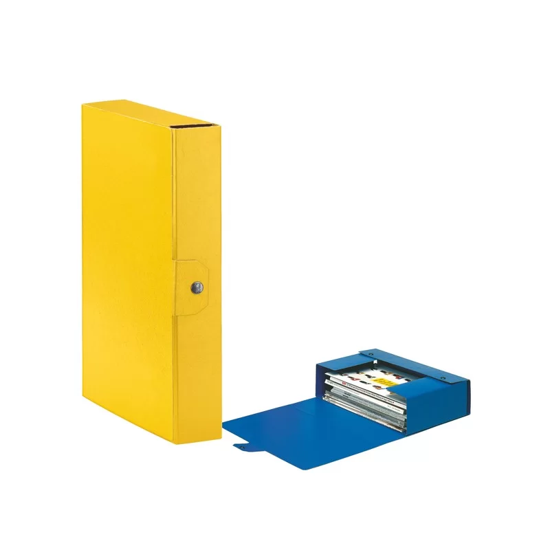 Scatola progetto C26 25x35cm dorso 6 giallo ESSELTE (Conf.5)
