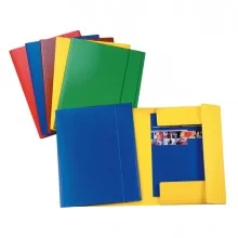 CARTELLINA C/ELASTICO C42 ROSSO 25X35CM PRESSPAN (Conf.5)