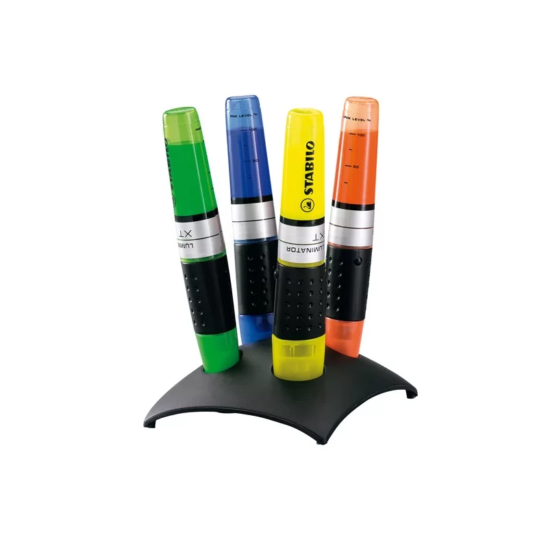 SET 4 EVIDENZIATORI STABILO LUMINATOR 7104-2
