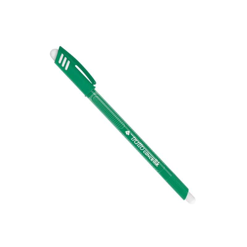 Penna sfera cancellabile CANCELLIK 1,0mm verde TRATTO (Conf.12)