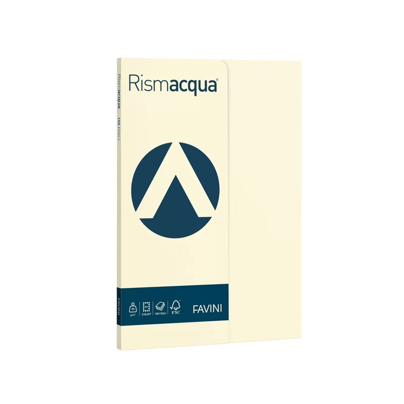 Carta RISMACQUA SMALL A4 90gr 100fg avorio 110 FAVINI