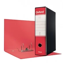 Registratore OXFORD G85 rosso dorso 8cm f.to protocollo ESSELTE (Conf.6)
