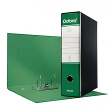 Registratore OXFORD G85 verde dorso 8cm f.to protocollo ESSELTE (Conf.6)