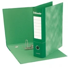 Registratore ESSENTIALS G75 verde dorso 8cm f.to protocollo ESSELTE (Conf.6)