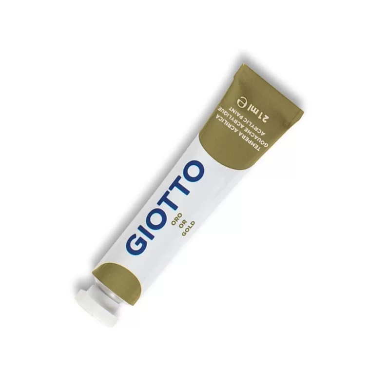 TEMPERA ACRILICA GIOTTO TUBO 21ML ORO (Conf.6)