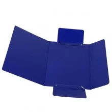 CARTELLINA C/ELASTICO 25X34CM BLU PRESSPAN 32P (Conf.10)