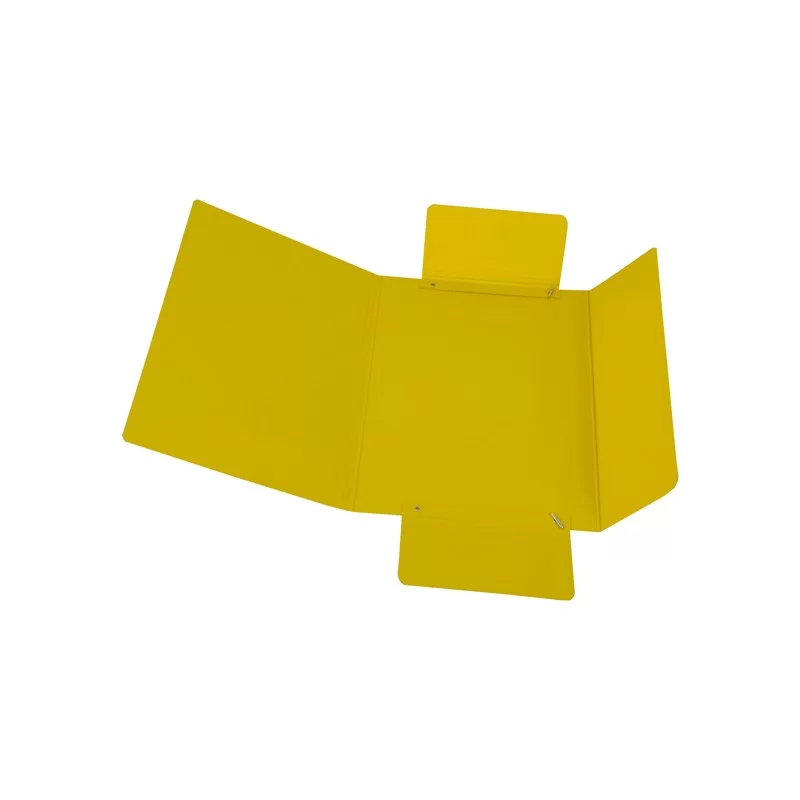 CARTELLINA C/ELASTICO 25X34CM GIALLO PRESSPAN 32P (Conf.10)