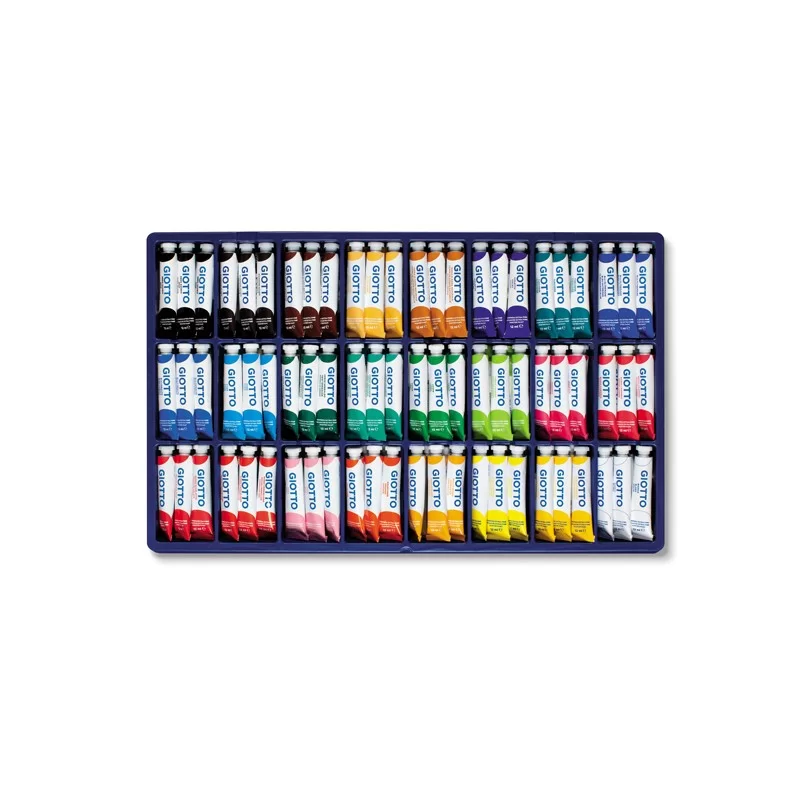 VETRINETTA 144 TEMPERA GIOTTO TUBO 4 (12ML) ASSORT.