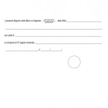 REGISTRO MERCI IN DEPOSITO 50FG 31X24,5 E2279