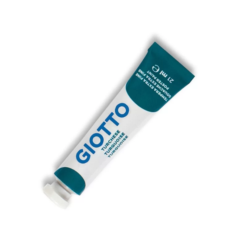TEMPERA GIOTTO TUBO 7 (21ML) TURCHESE 18 (Conf.6) FUORI CATALOGO