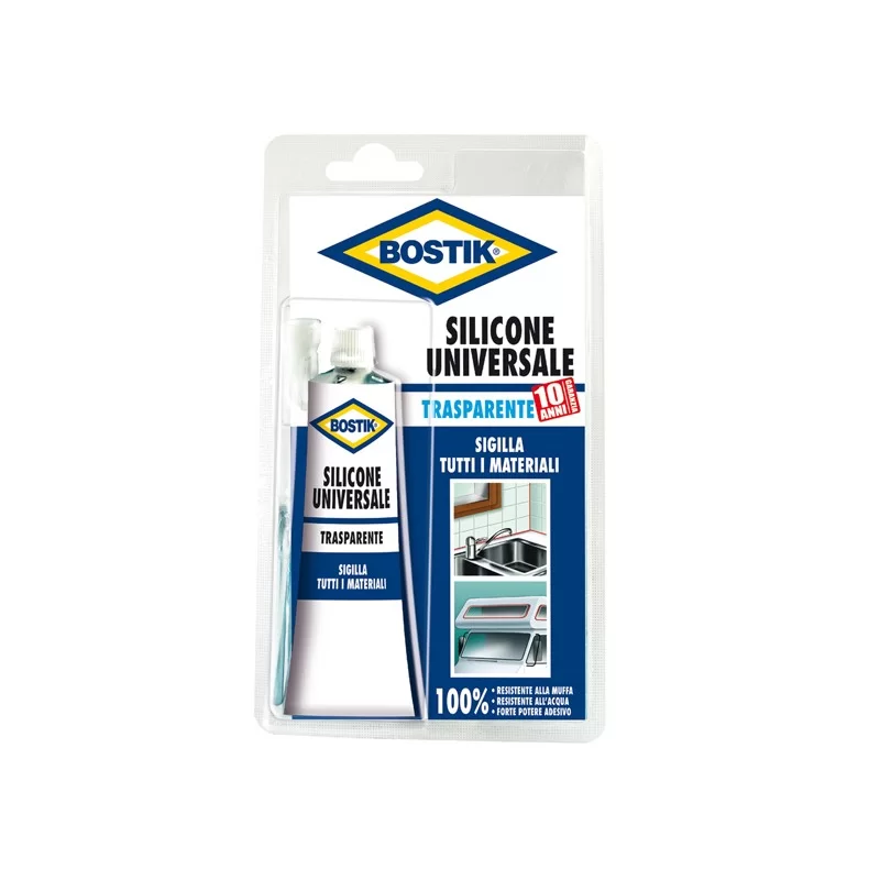 SILICONE UNIVERSALE TRASPARENTE 60ML BOSTIK