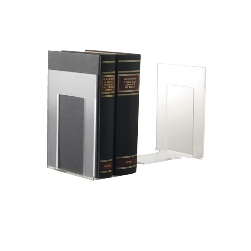 Coppia reggilibri MyAcrilic trasparente TECNOSTYL