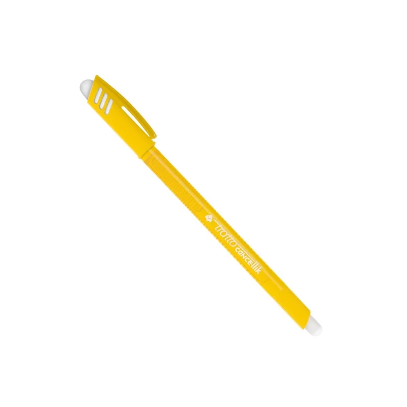 Penna sfera cancellabile CANCELLIK 1,0mm giallo TRATTO (Conf.12)