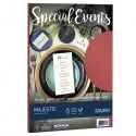 Carta metallizzata SPECIAL EVENTS A4 20fg 120gr rosso FAVINI