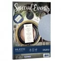 Carta metallizzata SPECIAL EVENTS A4 10fg 250gr argento FAVINI