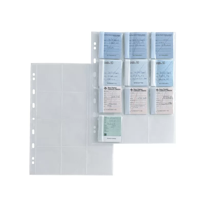 10 BUSTE FORATE PORTA MATRICI ASSEGNI ATLA MA