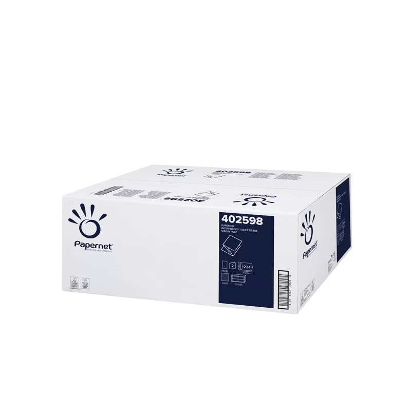 Pacco 224 strappi Carta Igienica interfogliata Papernet (Conf.40)