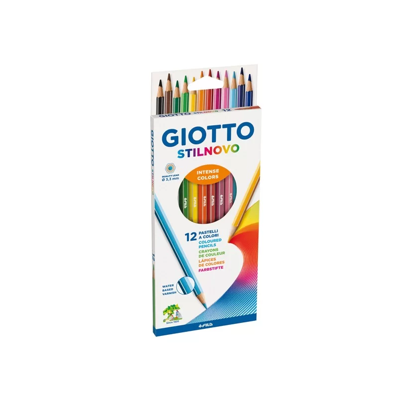 ASTUCCIO 12 PASTELLI STILNOVO GIOTTO