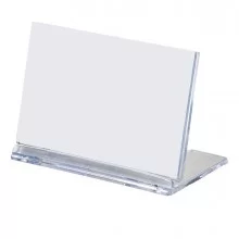 Portanome pieghevole da tavolo 8x5cm art.50978 Lebez (Conf.36)