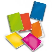 QUADERNO SPIRALATO A5 C/FORI 1RIGO 70FG 80GR MONOCROMO (Conf.5)