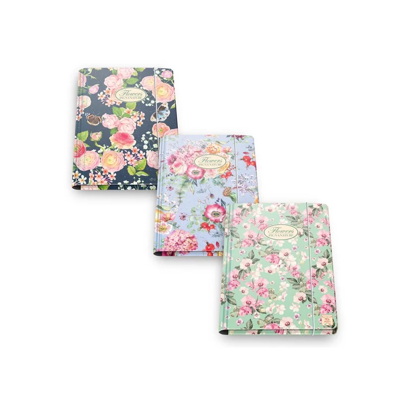 Cartella con elastico 26x34,5x0cm Pigna Nature Flowers (Conf.6)
